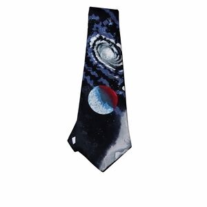 Neck Tie‎ Le Space Planets Satellite Silk Teacher Science Scientist